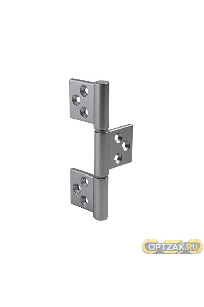 Петля ProfilDoors Aldeghi Luigi 144T3 круглая хром матовый, Италия