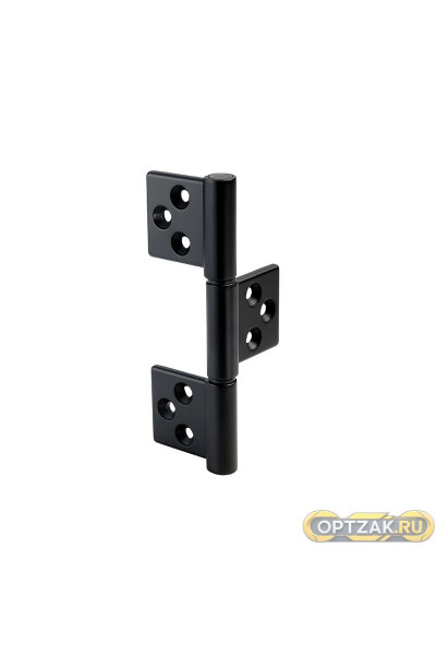 Петля ProfilDoors Aldeghi Luigi 144T3 круглая черный матовый, Италия