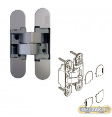 Петля ProfilDoors KRONA KOBLENZ 1019 26 хром матовый с накладками, Италия