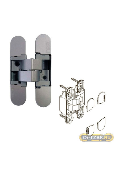 Петля ProfilDoors KRONA KOBLENZ 1019 26 хром матовый с накладками, Италия