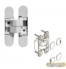 Петля ProfilDoors KRONA KOBLENZ 1019 26 белый матовый с накладками, Италия