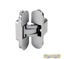 Петля ProfilDoors AGB Eclipse 2.0 хром матовый с накладками, Италия