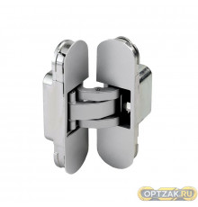 Петля ProfilDoors AGB Eclipse 2.0 хром матовый с накладками, Италия