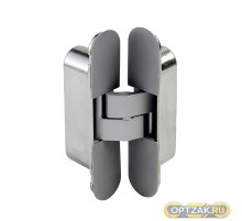 Петля ProfilDoors AGB Eclipse 3.0 хром матовый с накладками, Италия