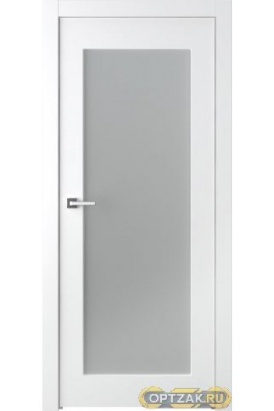 Дверь Кремона 1 / Цвет Эмаль белый / Мателюкс белый каленый / Двери Belwooddoors