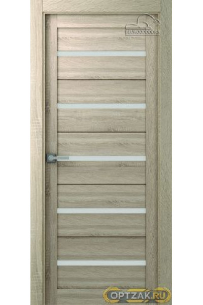 Дверь Модена / Цвет Дуб дорато / Мателюкс бронза / Двери Belwooddoors