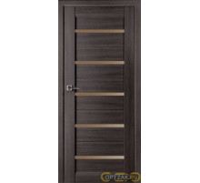 Дверь Модена / Цвет Серый дуб / Мателюкс бронза / Двери Belwooddoors