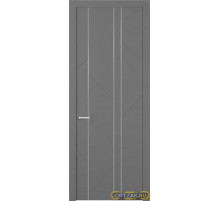 Дверь Флекс 1 Молдинг Хром / Цвет Эмаль графит / Двери Belwooddoors