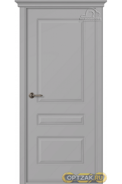 Дверь Роялти / Цвет Эмаль светло - серый / Двери Belwooddoors
