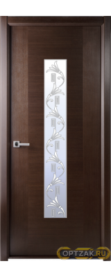 Дверь Классика Люкс / Цвет Венге / Мателюкс белый / Двери Belwooddoors