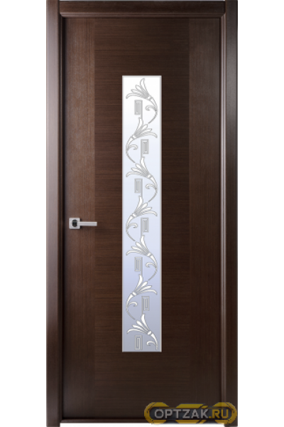 Дверь Классика Люкс / Цвет Венге / Мателюкс белый / Двери Belwooddoors
