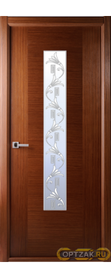 Дверь Классика Люкс / Цвет Орех / Мателюкс белый / Двери Belwooddoors