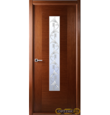 Дверь Классика Люкс / Цвет Орех / Мателюкс белый / Двери Belwooddoors
