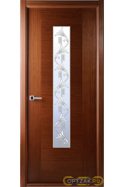 Дверь Классика Люкс / Цвет Орех / Мателюкс белый / Двери Belwooddoors