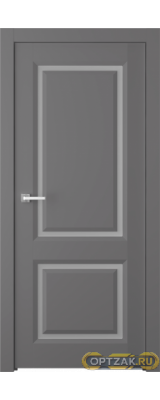 Дверь Платинум 2 / Цвет Эмаль графит / Мателюкс белый / Двери Belwooddoors