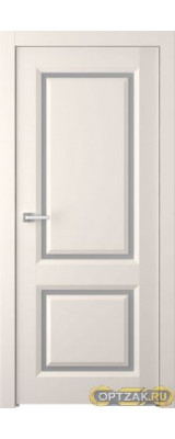 Дверь Платинум 2 / Цвет Эмаль жемчуг / Мателюкс белый / Двери Belwooddoors