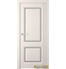 Дверь Платинум 2 / Цвет Эмаль жемчуг / Мателюкс белый / Двери Belwooddoors