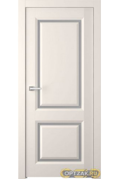 Дверь Платинум 2 / Цвет Эмаль жемчуг / Мателюкс белый / Двери Belwooddoors