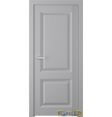 Дверь Платинум 2 / Цвет Эмаль светло - серый / Мателюкс белый / Двери Belwooddoors