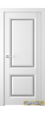Дверь Платинум 2 / Цвет Эмаль белый / Мателюкс белый / Двери Belwooddoors