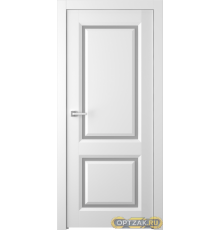 Дверь Платинум 2 / Цвет Эмаль белый / Мателюкс белый / Двери Belwooddoors