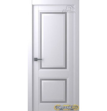 Дверь Аурум 2 / Цвет Эмаль белый / Мателюкс белый каленый / Двери Belwooddoors