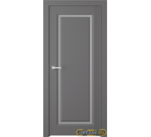Дверь Платинум 1 / Цвет Эмаль графит / Мателюкс белый / Двери Belwooddoors