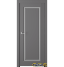 Дверь Платинум 1 / Цвет Эмаль графит / Мателюкс белый / Двери Belwooddoors