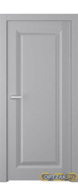 Дверь Платинум 1 / Цвет Эмаль светло - серый / Мателюкс белый / Двери Belwooddoors