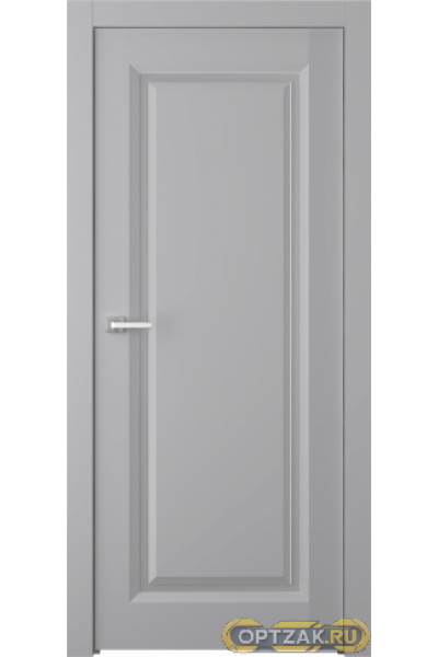 Дверь Платинум 1 / Цвет Эмаль светло - серый / Мателюкс белый / Двери Belwooddoors