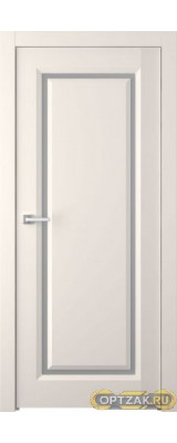 Дверь Платинум 1 / Цвет Эмаль жемчуг / Мателюкс белый / Двери Belwooddoors