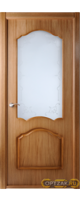 Дверь Каролина L / Цвет Дуб / Мателюкс белый / Двери Belwooddoors