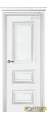 Дверь Палаццо 3/1 / Цвет Эмаль белый / Двери Belwooddoors