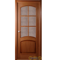 Дверь Наполеон / Цвет Орех / Кора дуба бронза / Двери Belwooddoors
