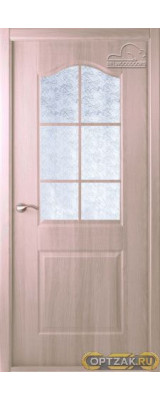 Дверь Капричеза L / Цвет Клен серебристый / Диамант белый / Двери Belwooddoors