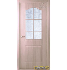 Дверь Капричеза L / Цвет Клен серебристый / Диамант белый / Двери Belwooddoors