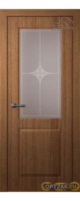 Дверь Мальта / Цвет Орех / Мателюкс белый / Двери Belwooddoors
