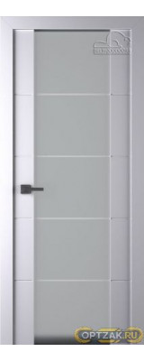Дверь Arvika 202 / Цвет Эмаль белый / Мателюкс белый кристалайз / Двери Belwooddoors