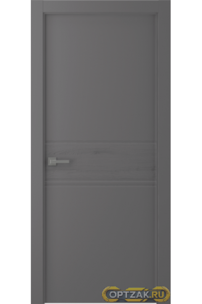 Дверь Твинвуд 2 / Цвет Эмаль графит / Двери Belwooddoors