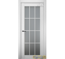 Дверь Анси / Цвет Дуб бранта / Сатин двусторонний каленый / Двери Belwooddoors