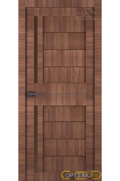 Дверь Мадрид 05 / Цвет Нойс / Мателюкс бронза / Двери Belwooddoors