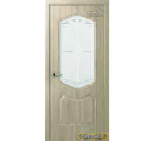 Дверь Перфекта / Цвет Дуб дорато / Мателюкс белый витраж / Двери Belwooddoors