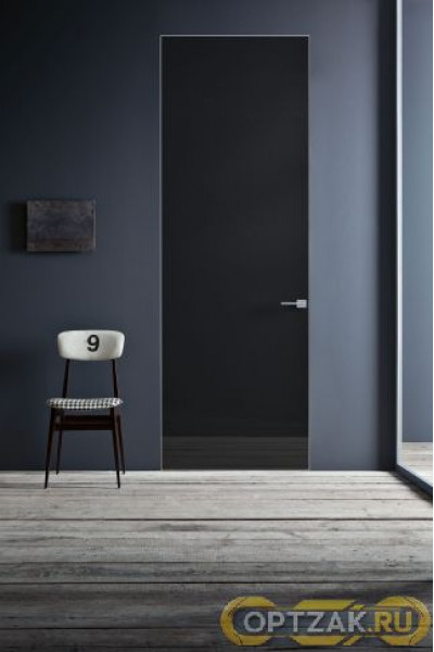 Дверь Спейс / Цвет Стекло эмалит чёрный / Двери Belwooddoors