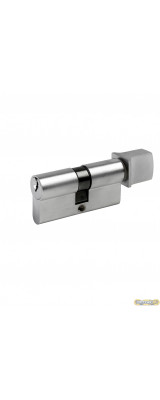 Цилиндр ключ/Завертка ProfilDoors КВАДРАТ 25/10/25 хром матовый