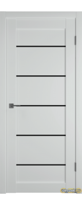 Дверь Emalex 27 / Emalex Steel / Black Gloss / Владимирские двери