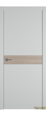 Дверь Urban H / Emalex Steel / Red oak / Владимирские двери