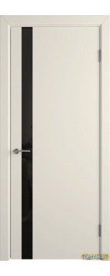 Дверь Niuta Ett / Ivory / Black Gloss / Владимирские двери