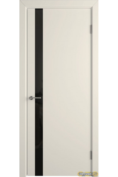 Дверь Niuta Ett / Ivory / Black Gloss / Владимирские двери