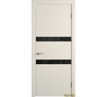 Дверь Niuta / Ivory / Black Gloss / Владимирские двери