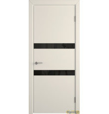 Дверь Niuta / Ivory / Black Gloss / Владимирские двери
